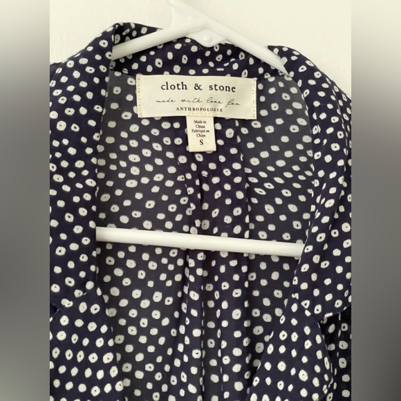 Cloth & Stone for Anthropologie Print Blouse - Picture 2 of 3